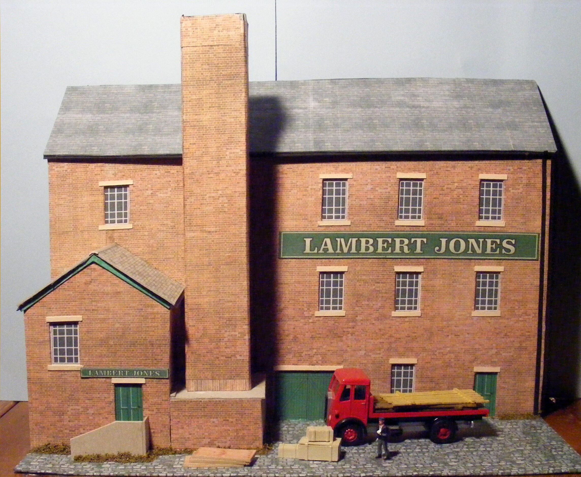 Factory With Chimney Model Building, Stone or Brick, O0, TT and N ...