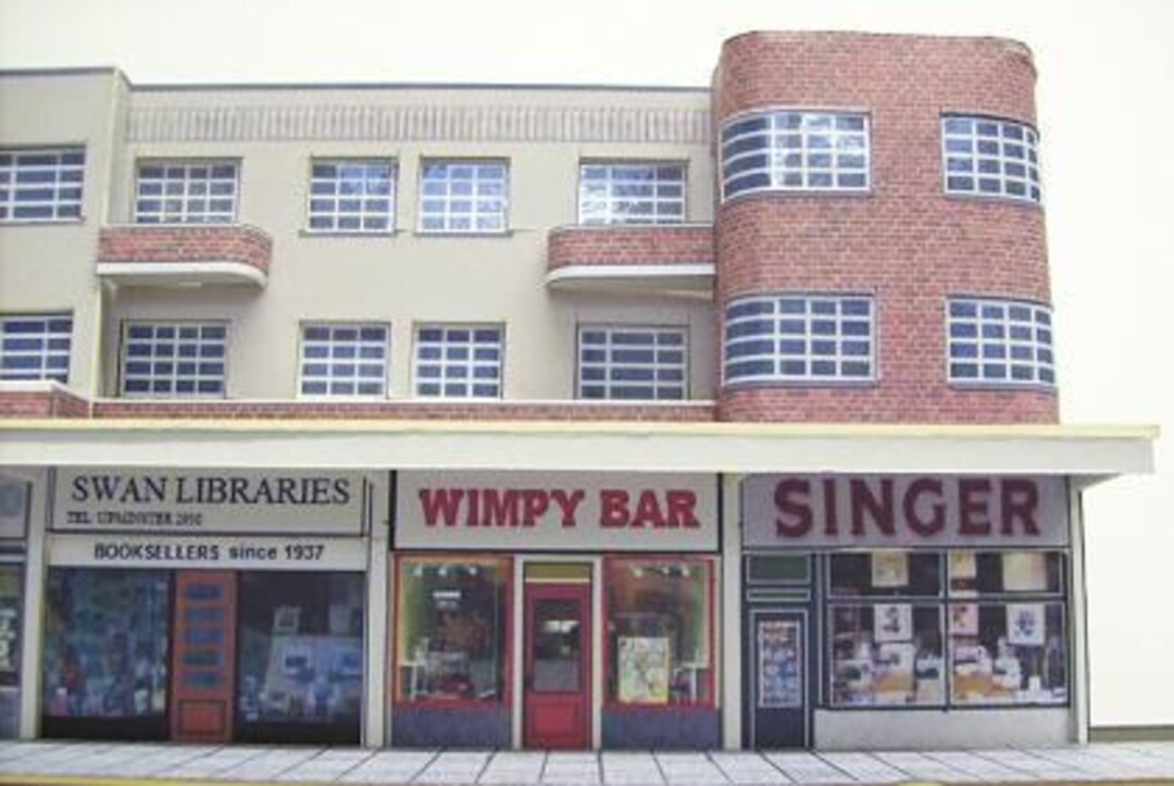 Kingsway, Maßstab 00, Upminster Corbets Tey Rd Shop Parade