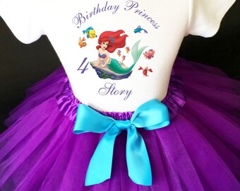 little mermaid 1st birthday outfit