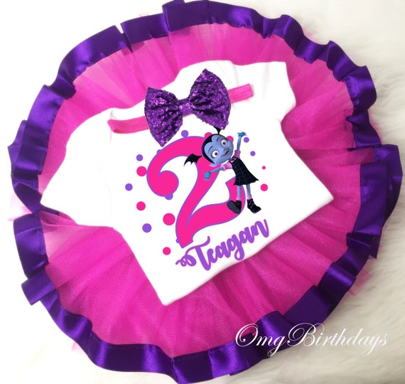 Vampirina 1st birthday outfit top