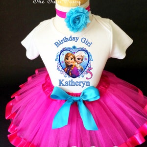 Princess Moana Hot Pink Blue 5th Fifth Birthday Girl Tutu Outfit Shirt Set Party Princess Moana Hot Pink Blue 5th Fifth Birthday Girl Tutu Outfit Shirt Set Party