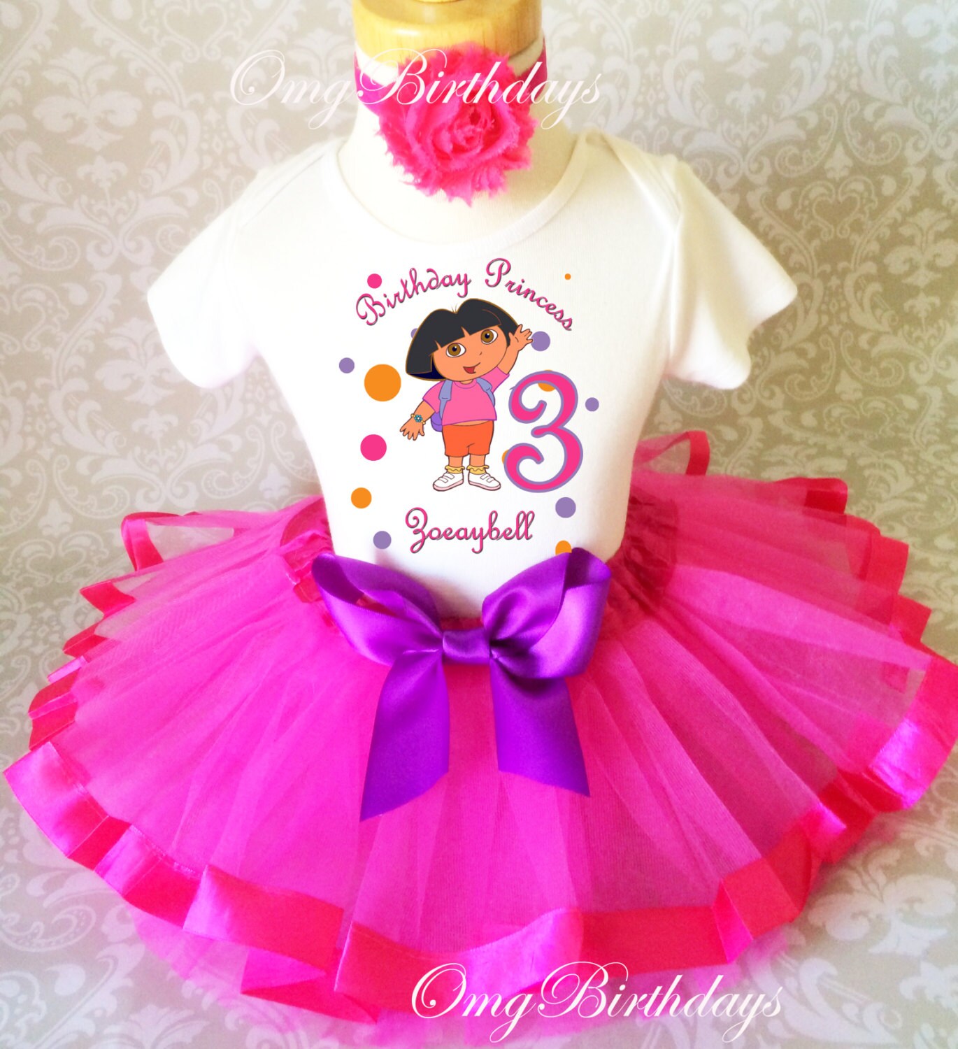 dora birthday dress