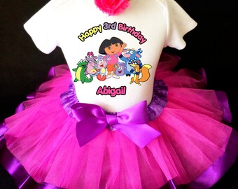 dora birthday dress
