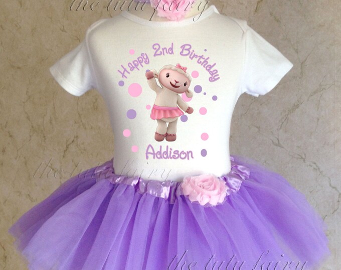 Lambie Doc Mcstuffins 1st 2nd 3rd 4th 5th 6th 7th Birthday Personalized