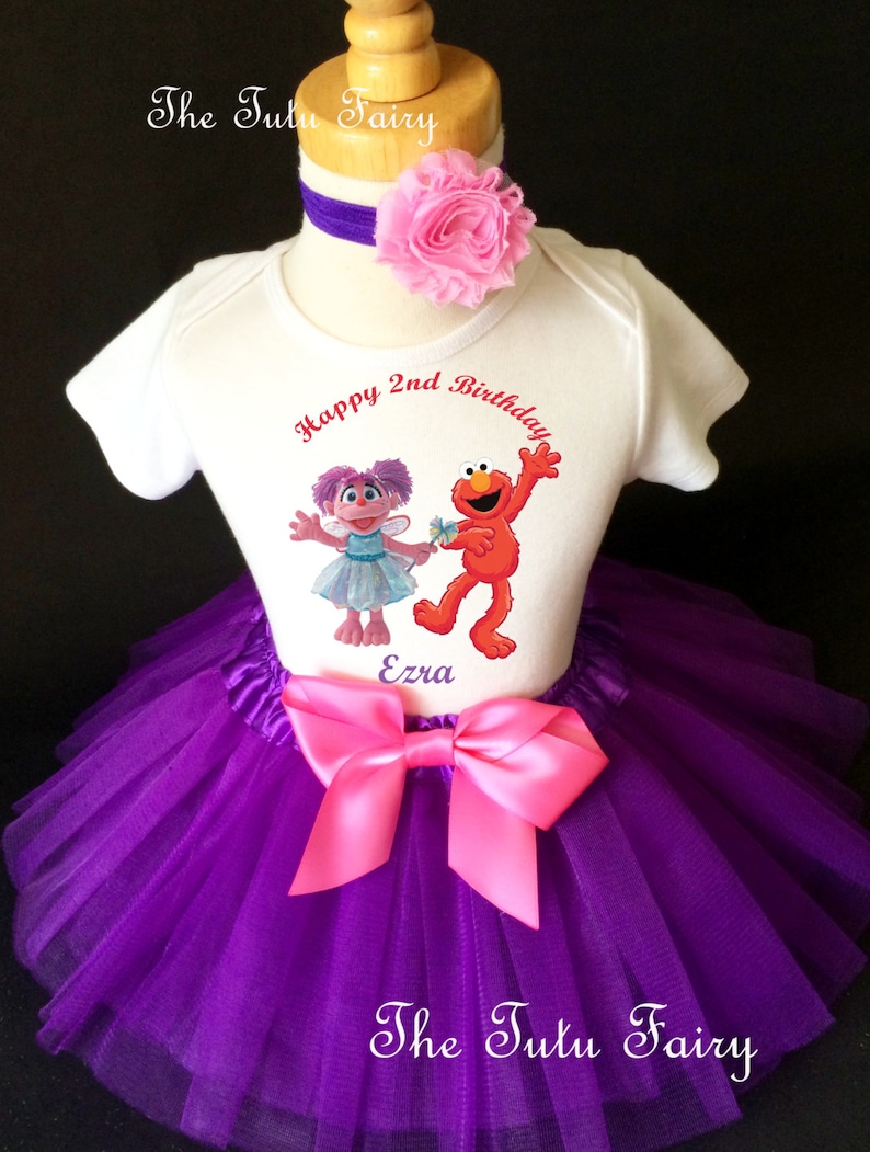 Abby Cadabby Pink Fairy 2nd Second Birthday Shirt Tutu Outfit Set Party girl
