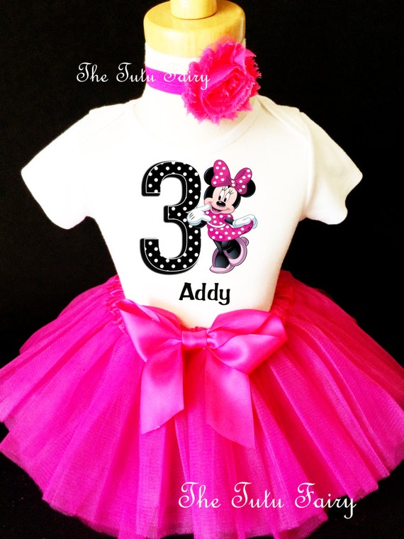 minnie mouse 3rd birthday outfit