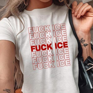 Maglietta Abolish ICE Baby, Top corto Fuck ICE, Maglietta da donna Chinga la Migra, Protesta LA Ice, Foxtrot Delta Tango, Maglietta Resistance, Giustizia sociale