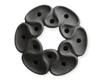 Mid Century Modern Dansk Cast Iron Candle Holder - Made in Denmark