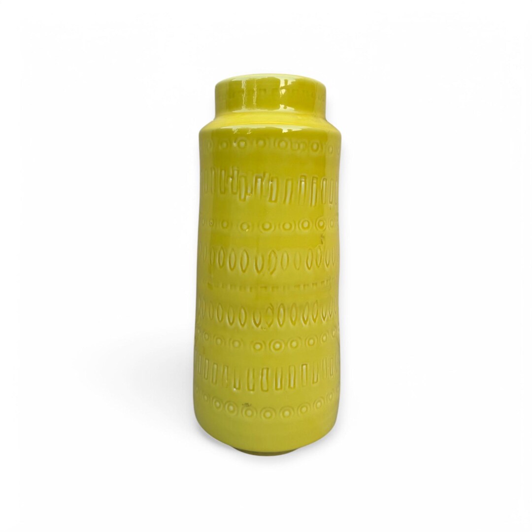 Vintage Italian Yellow Vase – Ceramiche Tadinate - Etsy