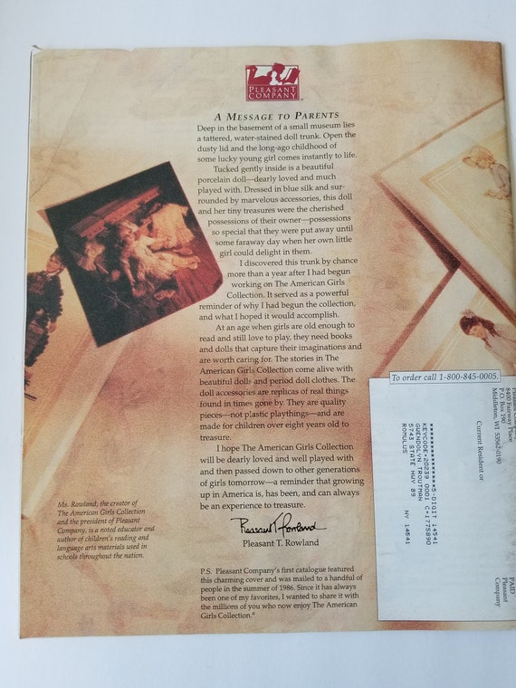 pleasant company catalog