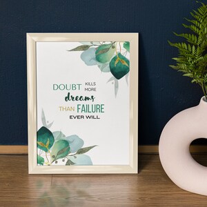 Motivational quotes, motivational office decor, motivational wall decor