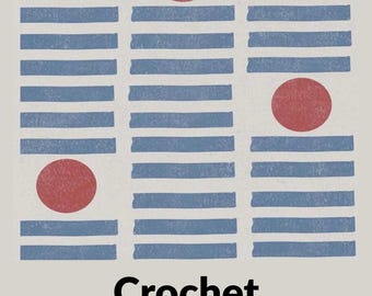 Abstract Crochet + Cross Stitch Pattern
