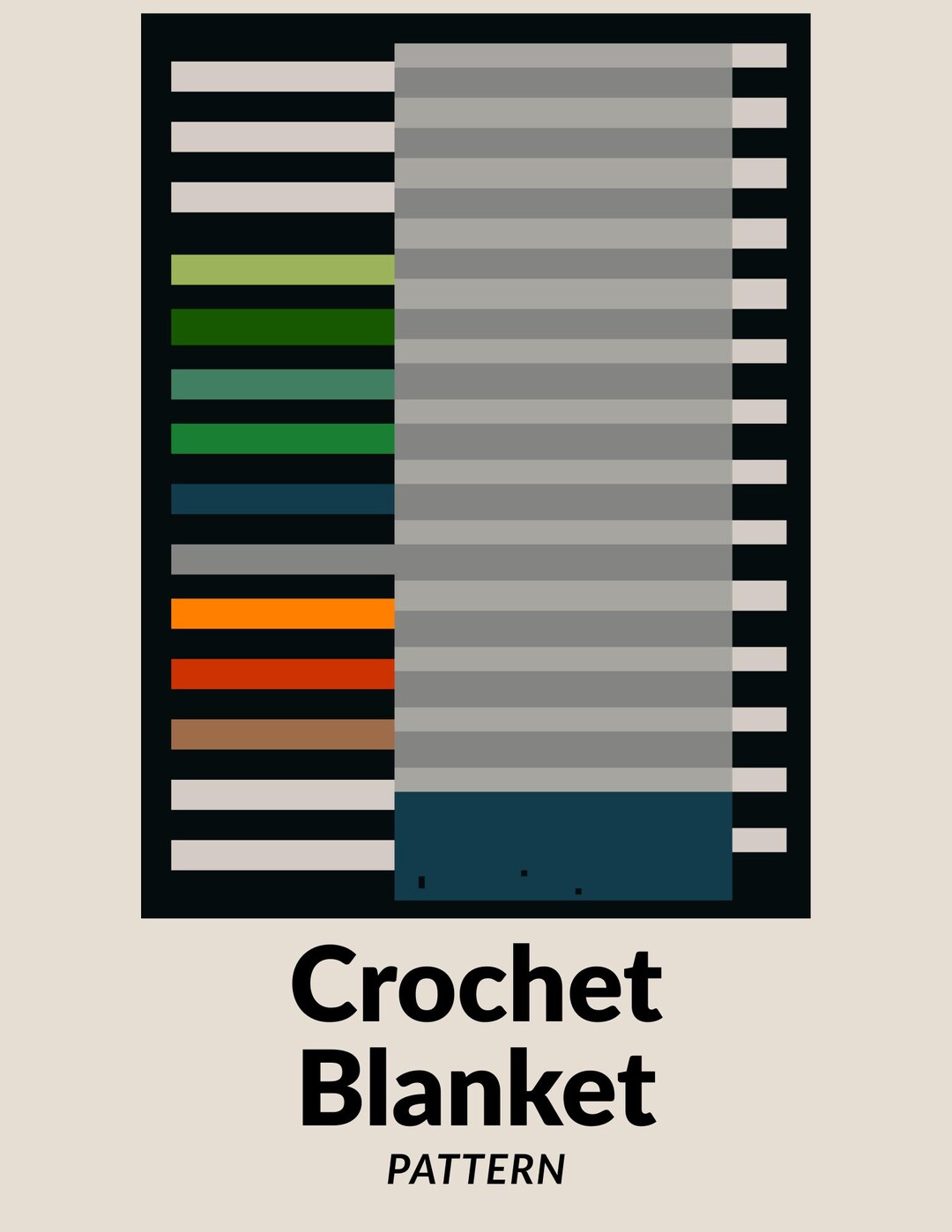 Abstract Crochet + Cross Stitch Pattern - Etsy