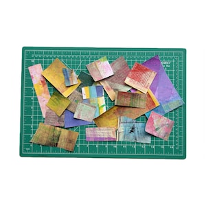 Painted Paper Scraps: Bright Colors Ephemera, Collage Fodder (A21) - Etsy