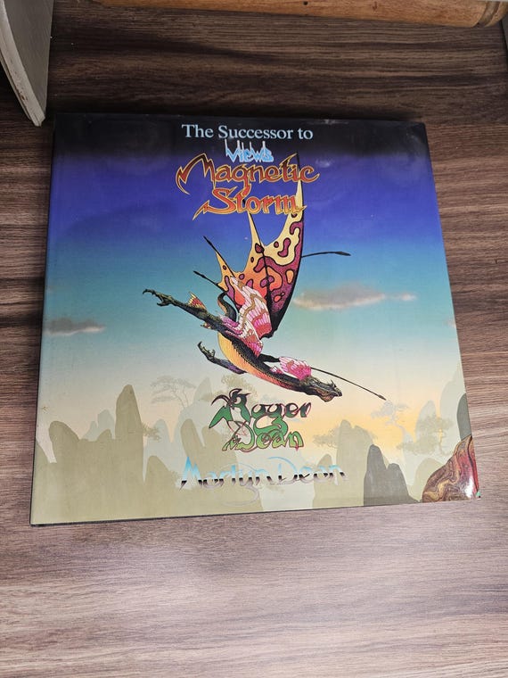 1980s Roger Dean, Martyn Dean Magnetic Storm First Edition