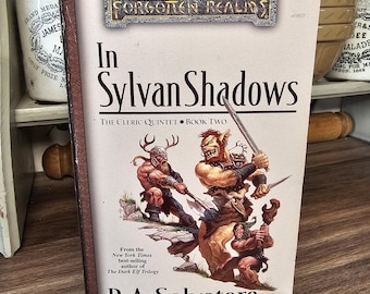 1990s Fantasy Literature,  Forgotten Realms, RA Salvatore, In Sylvan Shadows