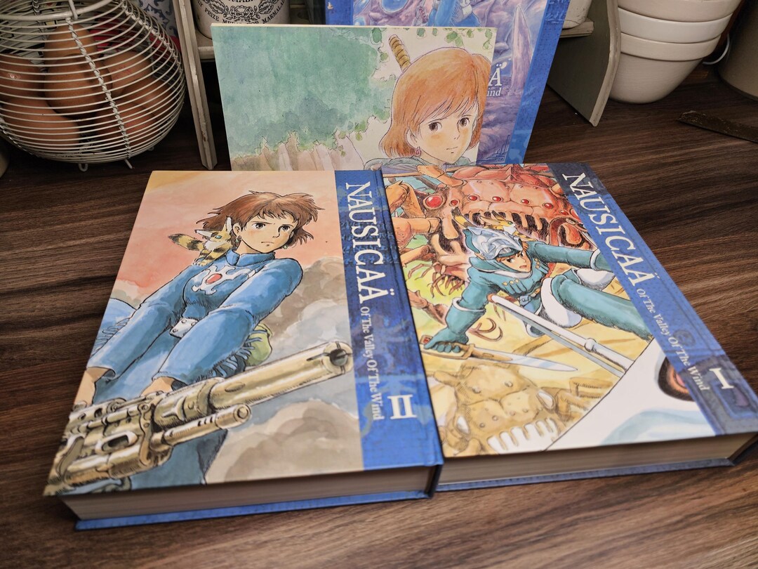 Nausicaä of the Valley of the Wind Book Set and Poster, Studio Ghibli ...