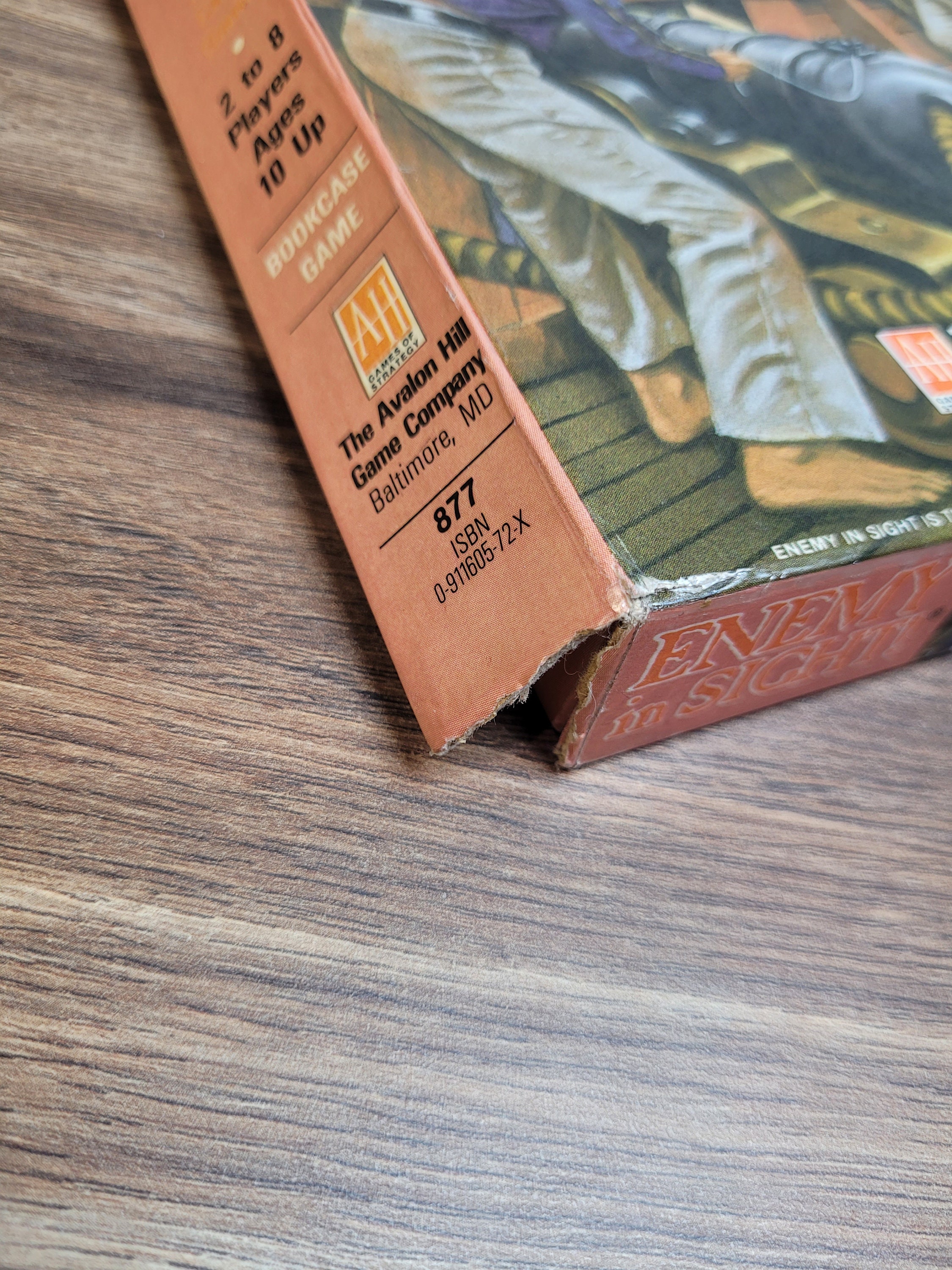 Collectible Vintage Boardgame - Enemy in Sight - Game of 18th 