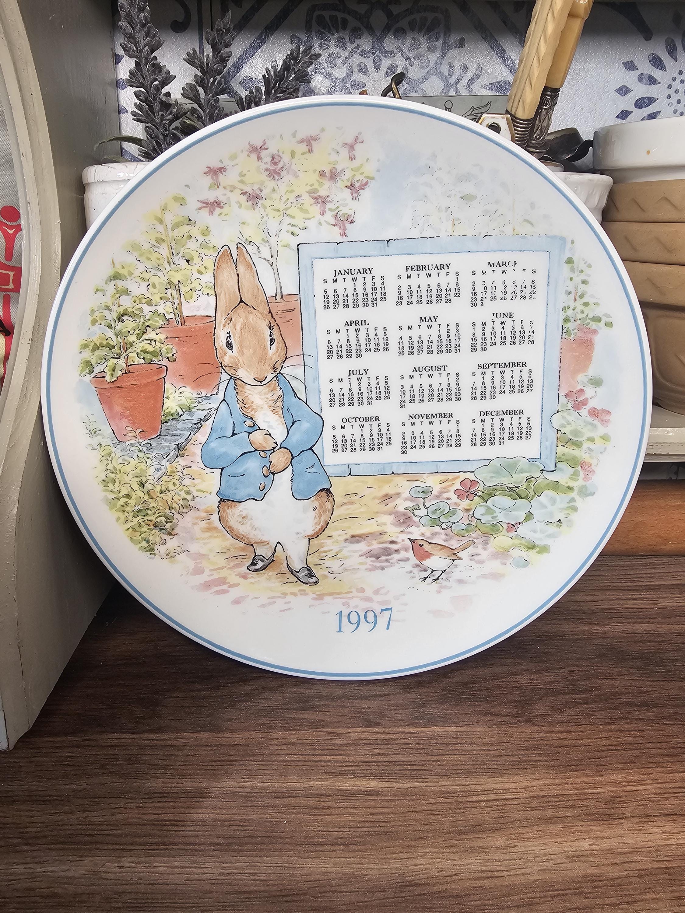 Peter Rabbit Calendar Plate - Etsy