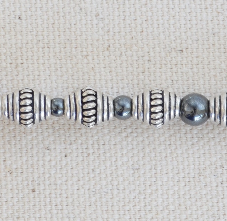925 sterling silver beads 8 mm L x 6.75 mm diameter QUANTITY Etsy