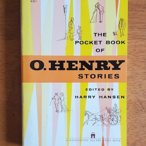 Vintage Literary Short Story Collection: The Pocket Book of O. Henry Stories, edited by Harry Hansen (1964)