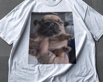 おもしろピブルTシャツ、犬ミームTシャツ、ベビーフレンチブルドッグ