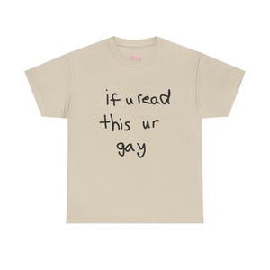 Ur Gay Y2K Shirt, Funny Gay Shirt 90s LGBTQ Pride Month Tee, Bi Gay Lesbian TShirt Ironic Cursed Meme Shirts That Go Hard Pride Shirt Sand