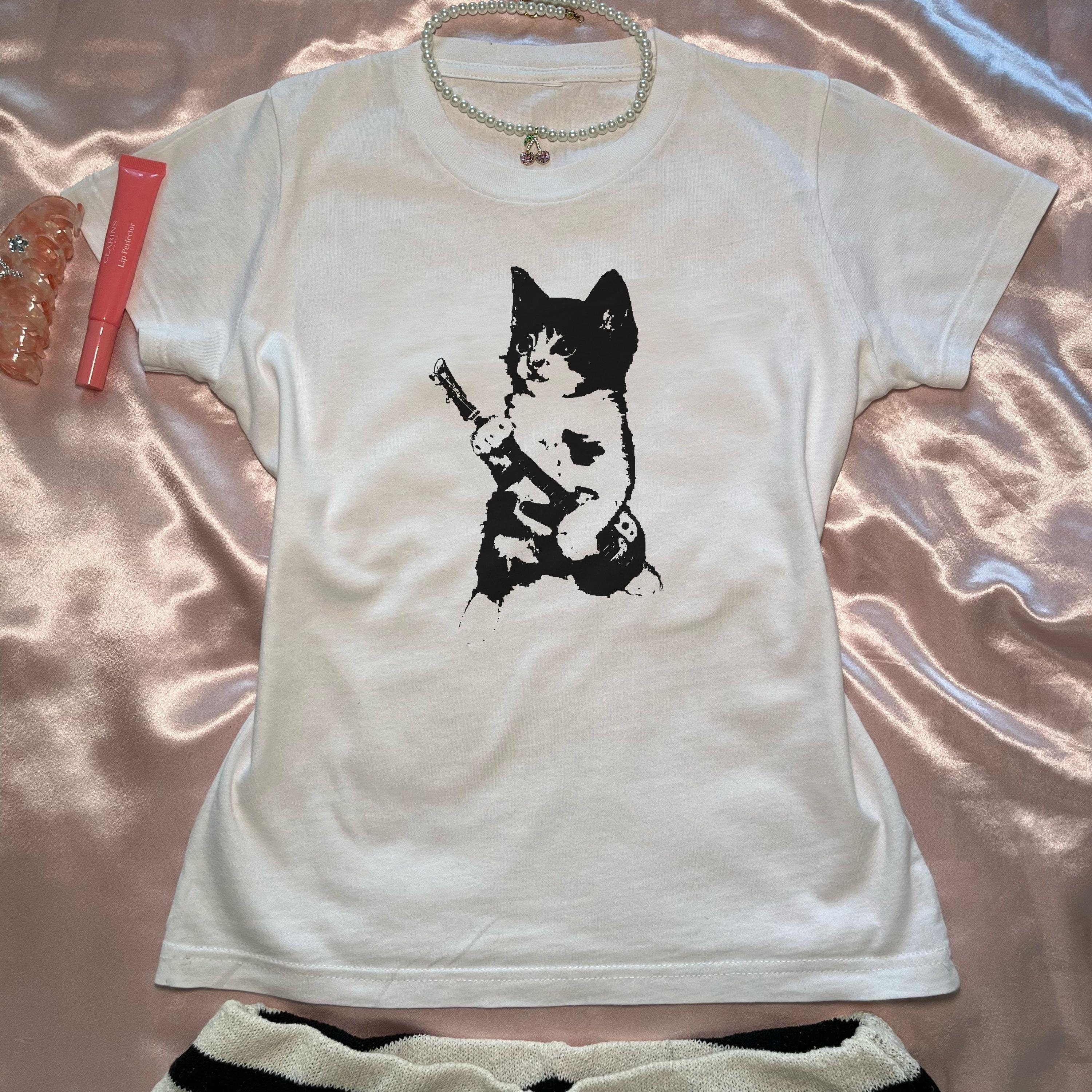 ★EXPIRED GIRL★ Rock Star Baby Tee Vintage 90's Rockstar Girlfriend baby tee – Chelsea Thrift