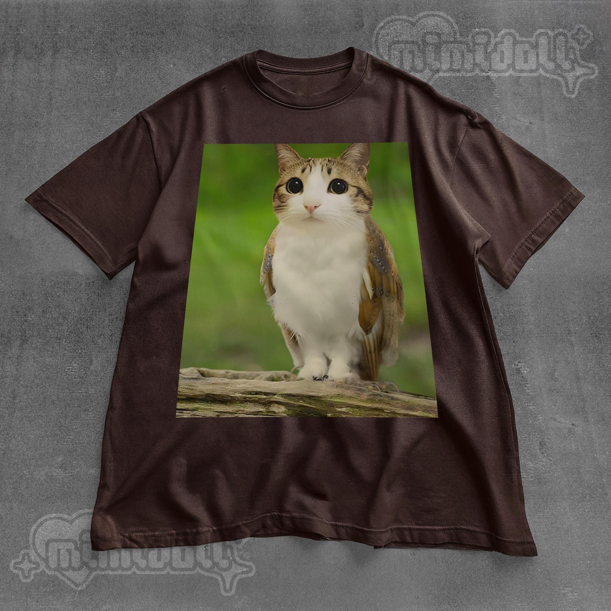 Meowl meme kattent-shirt, grappig kattenmeme-shirt kat en uil brainrot  meowl-shirt, losgeslagen jaren 90 kittent-shirt grappig grafisch shirt,  shirts die hard gaan - Etsy België, image size:2048x2048