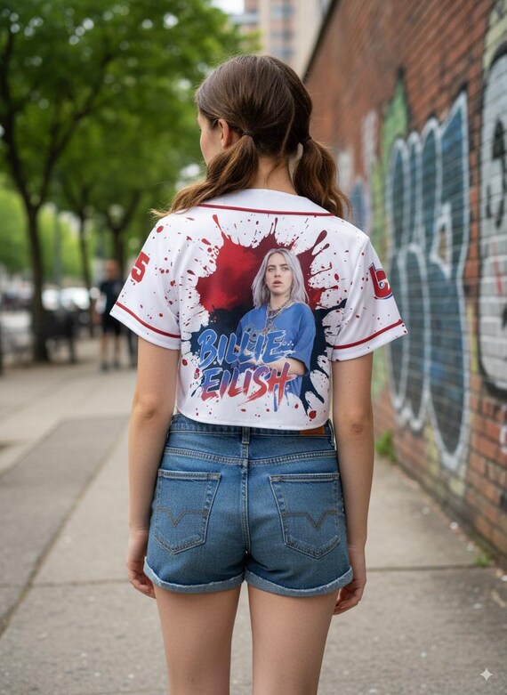 トップス Billie Eilish BE Custom Jersey Game Tee トップス Billie