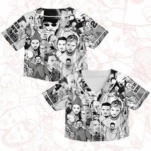 Personalized Chris Brown Crop Top Jersey, Breezy Bowl Jersey, Breezy Bowl XX 2025 Shirt, Breezy Bowl XX 2025 Jersey, Anime style