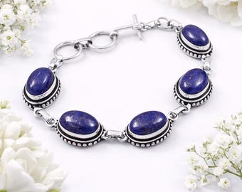 Carolyn Pollack ラピスラズリ　バングル＆リング Carolyn Pollack Multi Stone Sterling Storyteller Bracelet 7.5