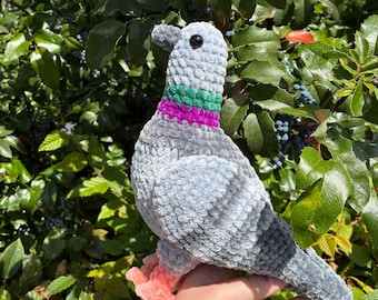 Bu´ka Tarta die Taube Häkelanleitung: Amigurumi Vogel (digital, PDF Pattern)