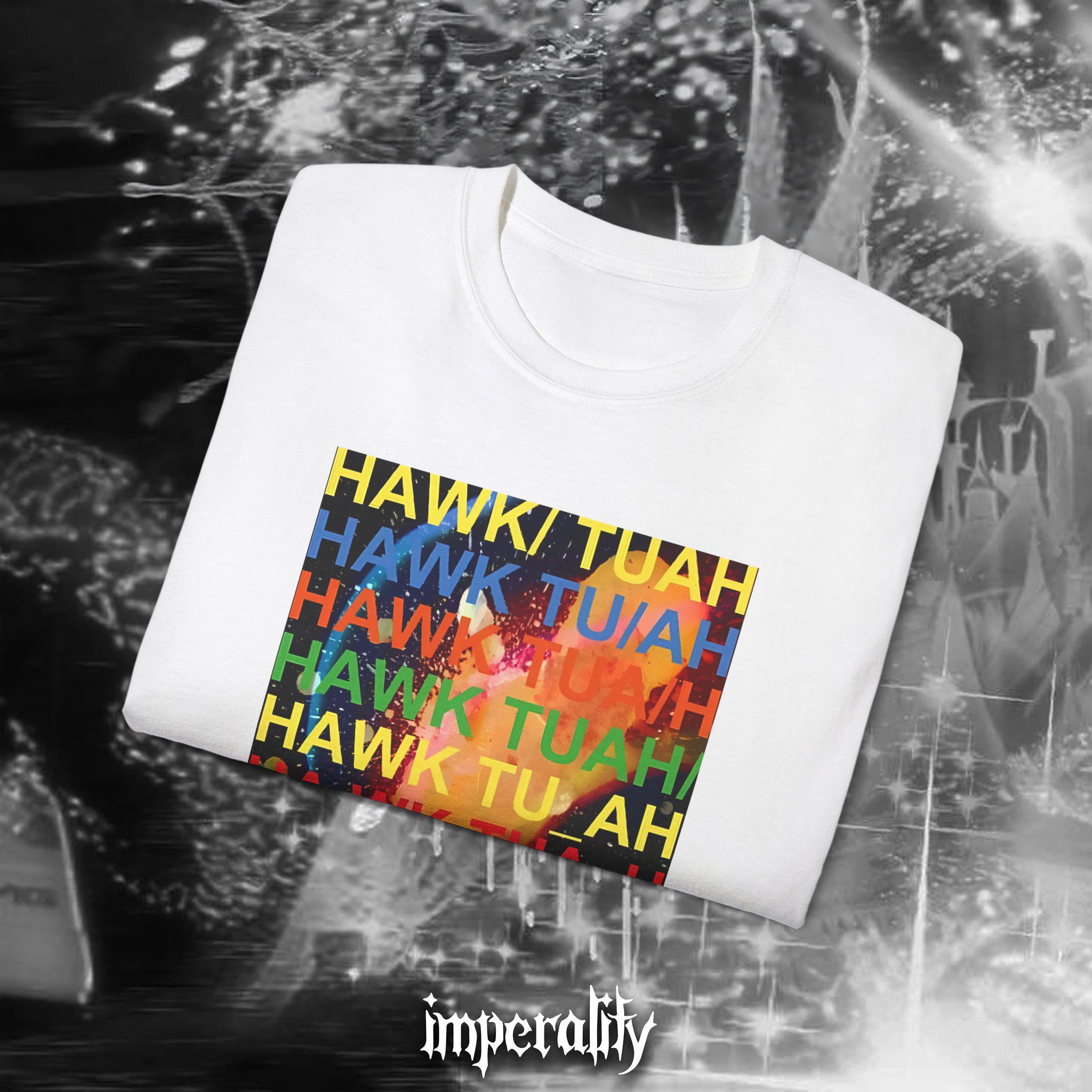 Hawk Tuah in Rainbows Album Cover T-shirt - Etsy