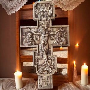 Wooden Crucifix Jesus Christ Wooden Cross Catholic Cross Wall cross Wooden Crucifix Religious Wood Carving Catholic Cross Religious Wall Art