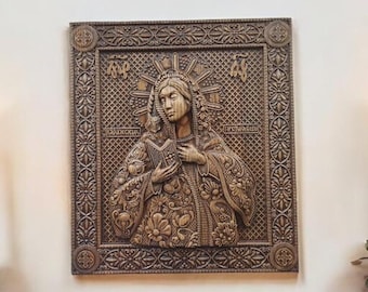 聖母マリアのイコン版画、カトリック美術、聖母マリア（デジタル