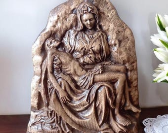 ミケランジェロ作「ピエタ」聖母マリアのイエス像彫刻 - Etsy 日本