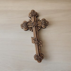 Jesus Christ Wooden Сross Religious Home Decor Religious Wood Carving Catholic Cross Religious Wall Art Christian Home Decor Catholic Cross