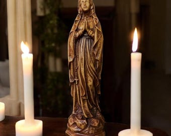 Chapelet De Vierge Marie Fabriqué En Résine, Pour Une