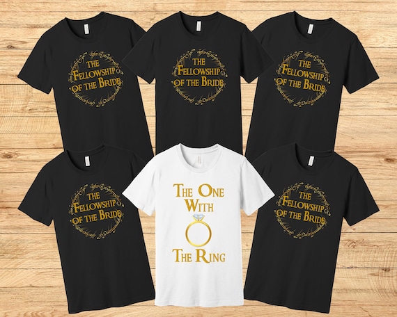 The Lord of The Rings Bachelorette Shirts, LOTR Bach Shirts, Matching Bach Shirts, Bachelorette Shirt, Color Coordinated Bachelorette Shirts