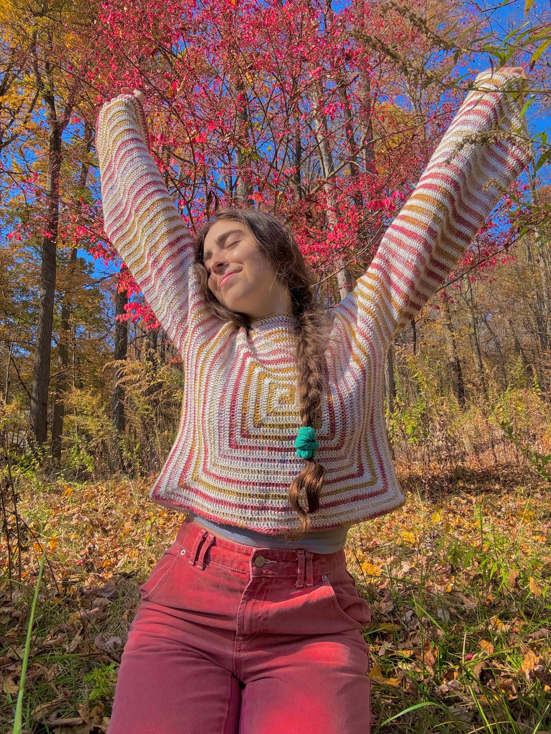 Swertress Patterns Square Spiral Sweater PATTERN PDF (with Video) Not the Physical Item ...