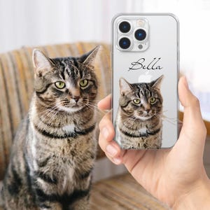 Custom Pet Phone Case,Personalised Dog Portrait Phone Case,Gift for dog lover,Unique Pet Memorial Case iPhone 16 Pro Max,15 Plus,14,13,12,11
