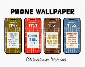 Inspirerende telefoonachtergronden bijbelteksten Vrede, vreugde en geduld