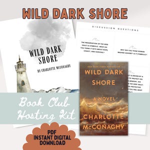 Book Club Meeting Guide for Wild Dark Shore by Charlotte McConaghy, Book Club Games, Book Club Discussion, Book Club Activity