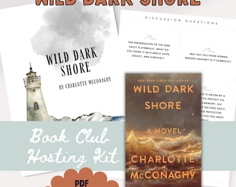 Book Club Meeting Guide for Wild Dark Shore by Charlotte McConaghy, Book Club Games, Book Club Discussion, Book Club Activity