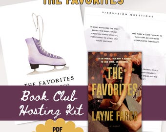 Book Club Meeting Guide for The Favorites by Layne Fargo, Book Club Games, Book Club Discussion, Book Club Activity