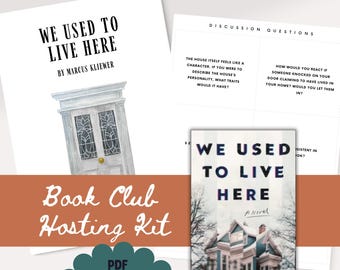 Book Club Guide for We Used To Live Here by Marcus Kliewer, Book Club Games, Discussion Cards, Activities and more
