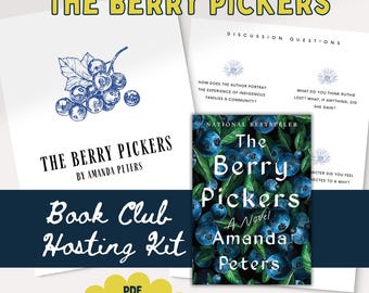 Book Club Meeting Guide The Berry Pickers by Amanda Peters, Conversation Starter, Book Club Games, Book Club Discussion, Book Guide