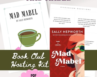 Book Club Meeting Guide for Mad Mabel by Sally Hepworth, Book Club Games, Book Club Discussion, Book Club Activity