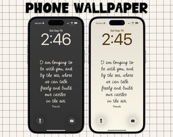 Dracula Quote Phone Wallpaper Instant Download